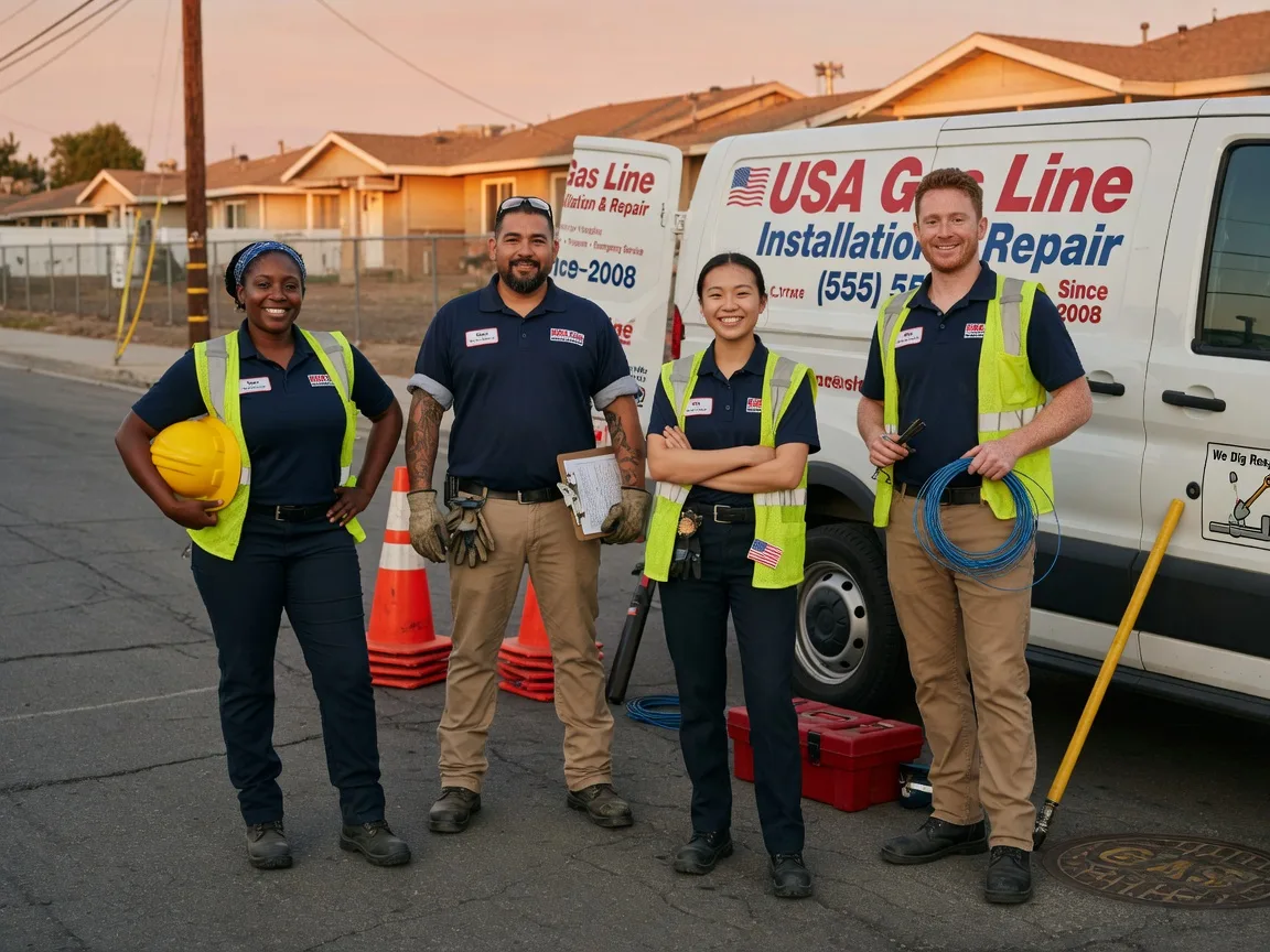 Gas Line Installation company in Stafford, TX